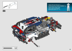 LEGO 42109 instructions page 85 – build guide