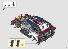 LEGO 42109 instructions page 87 – build guide