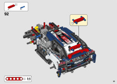 LEGO 42109 instructions page 89 – build guide