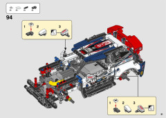 LEGO 42109 instructions page 91 – build guide