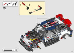 LEGO 42109 instructions page 97 – build guide