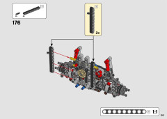 LEGO 42110 instructions page 105 – build guide