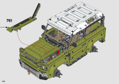 LEGO 42110 instructions page 436 – build guide