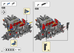 LEGO 42110 instructions page 72 – build guide