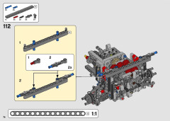 LEGO 42110 instructions page 74 – build guide