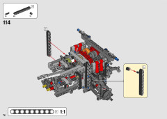 LEGO 42110 instructions page 76 – build guide
