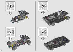 LEGO 42111 instructions page 4 – build guide
