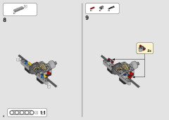LEGO 42111 instructions page 8 – build guide