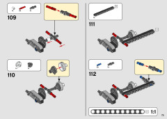 LEGO 42112 instructions page 73 – build guide