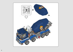 LEGO 42112 instructions page 2 – build guide