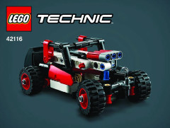 LEGO 42116 instructions page 1 – build guide