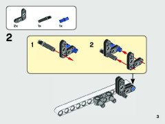 LEGO 42116 instructions page 3 – build guide