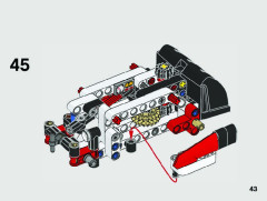 LEGO 42116 instructions page 43 – build guide