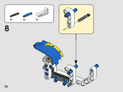 LEGO 42116 instructions page 10 – build guide