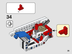 LEGO 42116 instructions page 35 – build guide