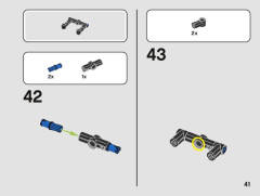 LEGO 42116 instructions page 41 – build guide