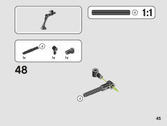 LEGO 42116 instructions page 45 – build guide