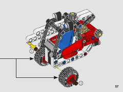 LEGO 42116 instructions page 57 – build guide
