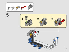 LEGO 42116 instructions page 7 – build guide