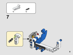 LEGO 42116 instructions page 9 – build guide