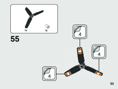 LEGO 42117 instructions page 53 – build guide