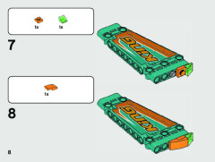 LEGO 42117 instructions page 8 – build guide