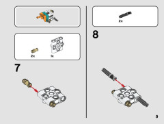 LEGO 42117 instructions page 9 – build guide