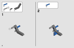 LEGO 42118 instructions page 2 – build guide