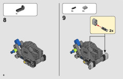 LEGO 42118 instructions page 6 – build guide