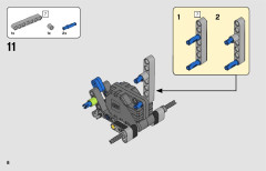 LEGO 42118 instructions page 8 – build guide