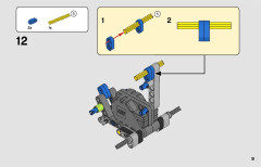 LEGO 42118 instructions page 9 – build guide