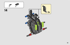 LEGO 42118 instructions page 13 – build guide