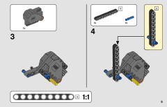 LEGO 42118 instructions page 5 – build guide
