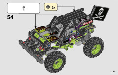 LEGO 42118 instructions page 61 – build guide