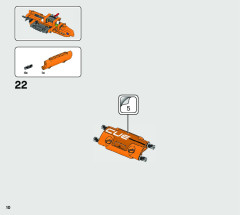 LEGO 42120 instructions page 10 – build guide