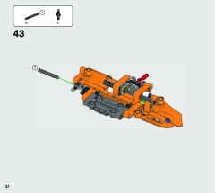 LEGO 42120 instructions page 21 – build guide