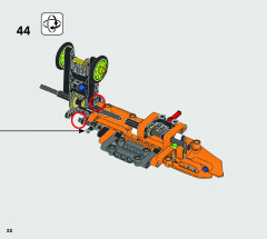 LEGO 42120 instructions page 22 – build guide