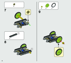 LEGO 42120 instructions page 4 – build guide