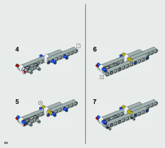 LEGO 42120 instructions page 43 – build guide