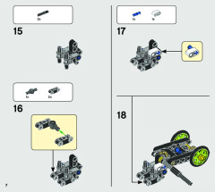 LEGO 42120 instructions page 7 – build guide