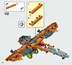 LEGO 42120 instructions page 70 – build guide