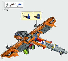 LEGO 42120 instructions page 71 – build guide