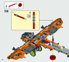 LEGO 42120 instructions page 72 – build guide