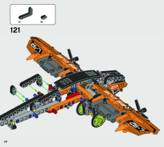 LEGO 42120 instructions page 77 – build guide
