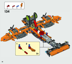 LEGO 42120 instructions page 91 – build guide