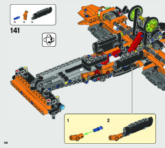 LEGO 42120 instructions page 99 – build guide
