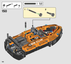 LEGO 42120 instructions page 102 – build guide