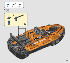 LEGO 42120 instructions page 105 – build guide