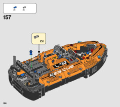 LEGO 42120 instructions page 106 – build guide