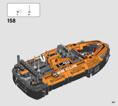 LEGO 42120 instructions page 107 – build guide